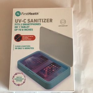 New First Health UV-C Sanitizer fits 2 smartphones or 1 tablet